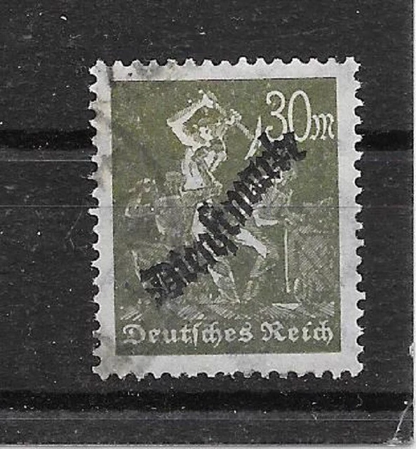 pb187 DEUTSCHES REICH MiNr Dienst 76 o infla geprüft