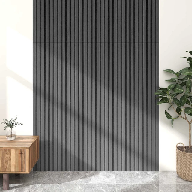 [NUEVO. MADERA] 4x Paneles de pared Paneles acústicos Lamas de pared Revestimiento de pared MDF 2,88m2