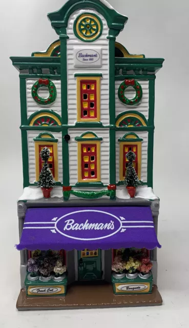 Dept 56 The Original Snow Village The Secret Garden Florist “ Bachman’s” Works