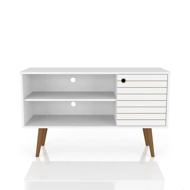 Manhattan Comfort Liberty 42.52" Mid Century - Modern TV Stand with 2 Shelves