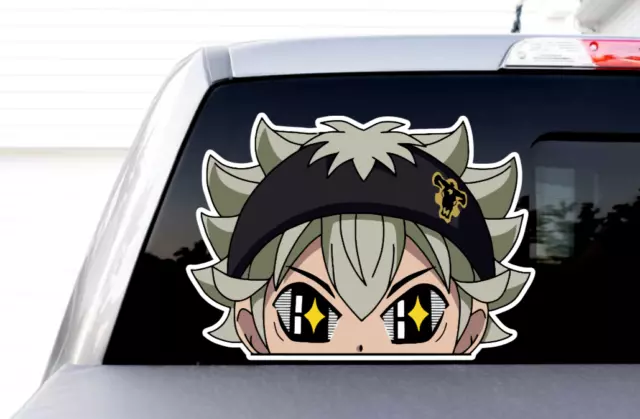 Anime Manga Black Bull clov Magic Demon - Vinyl Decal Truck Car Sticker Laptop