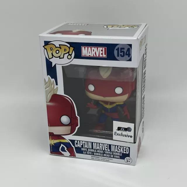 Funko Pop! Marvel Captain Marvel Masked GTS Distribution Exclusive 154