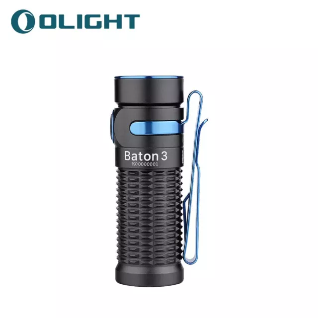 OLIGHT Baton3 1200 Lumens Small Size LED Flashlight Rechargeable Torch