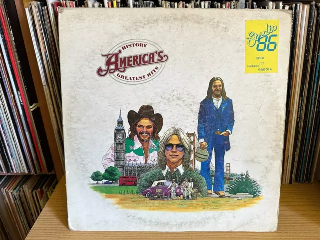 America  – History · America's Greatest Hits  LP 1975  ITALY PRESS