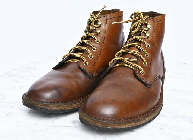 DANNER JACK II Dark Coffee Brown Leather Boots Men display picture 1