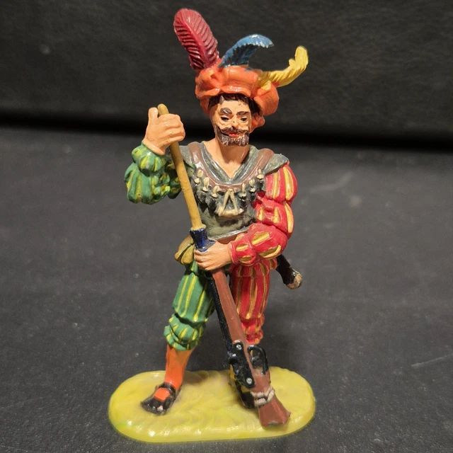 SOLDAT DE PLOMB Napoléon Capitaine 1ER Dragons Baviere 1806-11 Del
