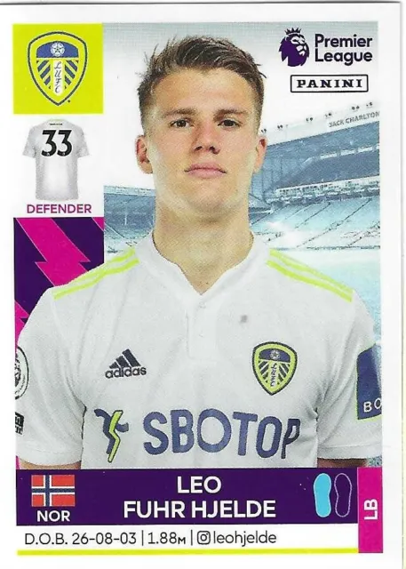 panini premier league 2022 - squad updates - U19 - Leo Fuhr Hjelde (Leeds)