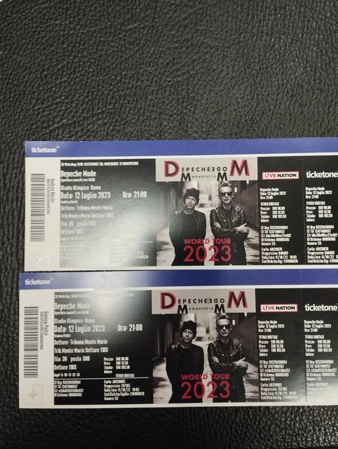 Biglietti Concerto Depeche Mode