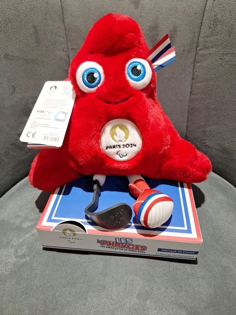Peluche Mascotte JO Paris 2024 - 23 cm