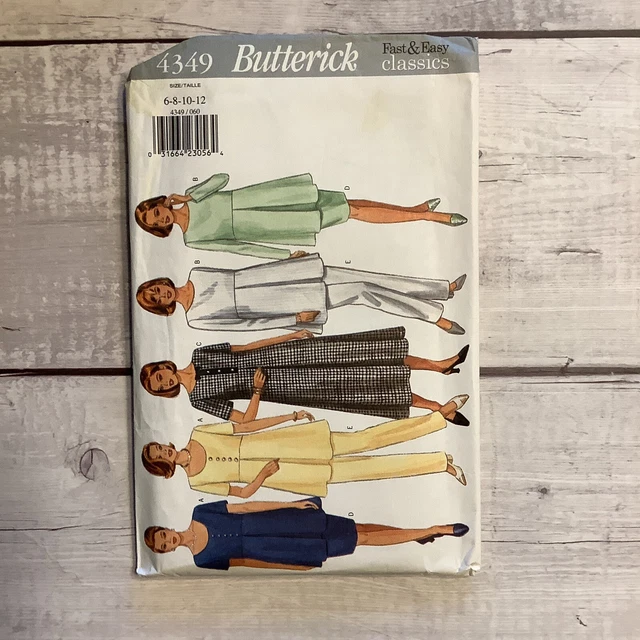 Butterick 3895 Sewing Pattern Dress Romper Empire Waist Misses Sizes 12-16 UNCUT