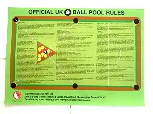 UK 8 BALL POOL RULES From ***SUPERPOOL UK***