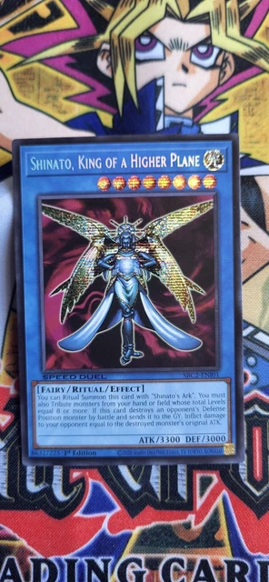 YUGIOH CARD, SHINATO King of a higher plane, 1st Edition 21.50 - PicClick  UK