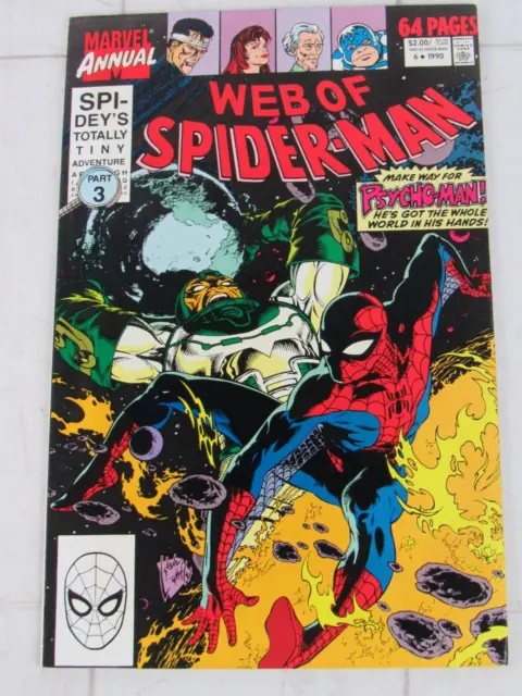 Web of Spider-Man Annual #6 June 1990 Marvel Comics