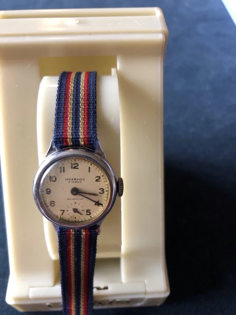 VINTAGE 1961 INGERSOLL Ladies 5 Jewels Shockproof Watch In Working Order 7.00 PicClick UK