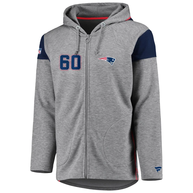 Iconic Franchise Full Zip NFL Hoodie - New England Patriots