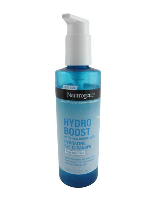 Neutrogena NEW Hydro Boost Hydrating Gel Skin Facial Face Cleanser 7.8 fl oz