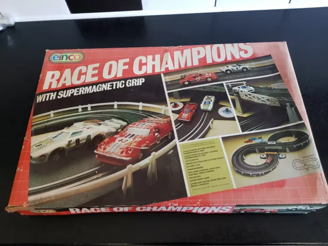 JUEGO DE JUEGO Scalextric Cl sico Vintage De Carrera De Campeones