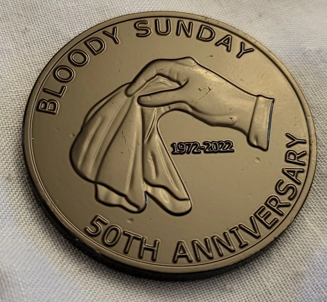 BLOODY SUNDAY NICKLE Silver Coin Free Derry Northern Ireland