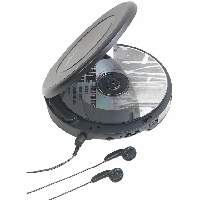 auvisio Tragbarer CD-Player mit Ohrhörern, Bluetooth und Anti-Shock-Funktion 3
