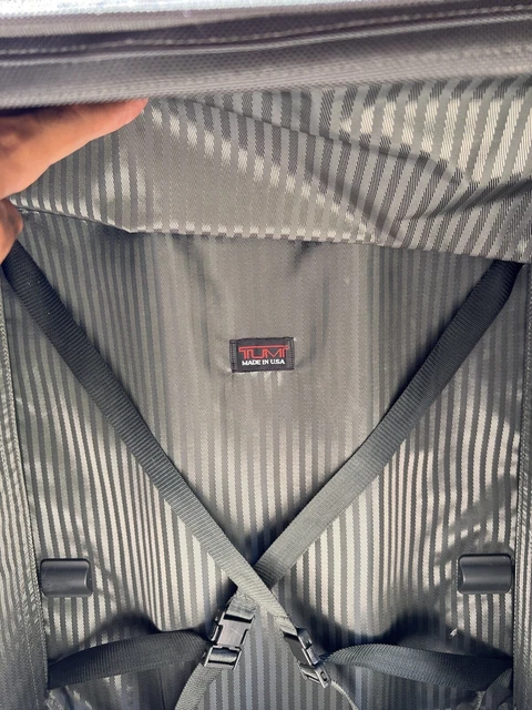 tumi alpha olive green nylon upright rolling large 24” suitcase 2244m3 12