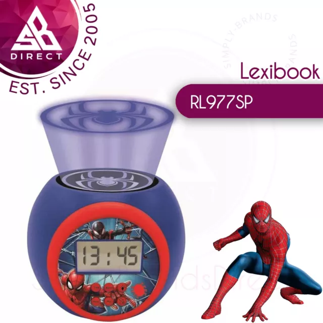 LEXIBOOK- VEILLEUSE/RÉVEIL SPIDER-MAN pour Enfant EUR 34,99 - PicClick FR