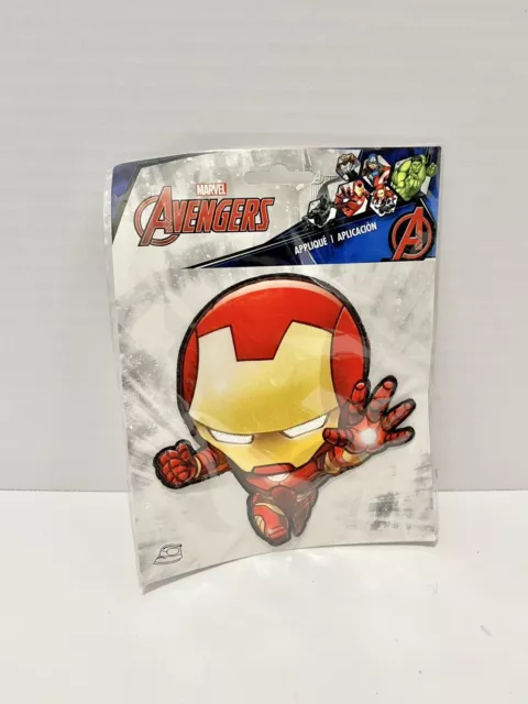 Marvel Comics Large 5” Iron Man Iron-On Cloth Patch New 2016