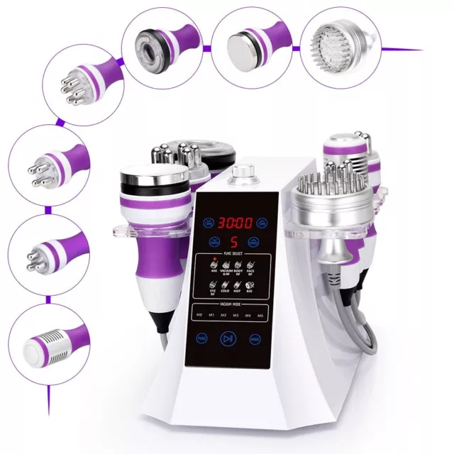 Unoisetion 7 in 1 40-Khz Cavi 2.0 Body Beauty Machine Massager Home Use Portable