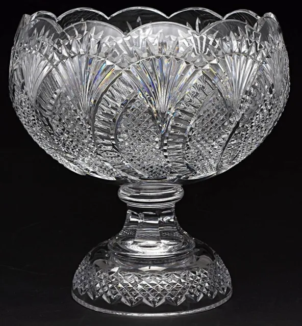 Waterford   Crystal  Seahorse  Large  Punch Bowl   New  &  Gift  Boxed