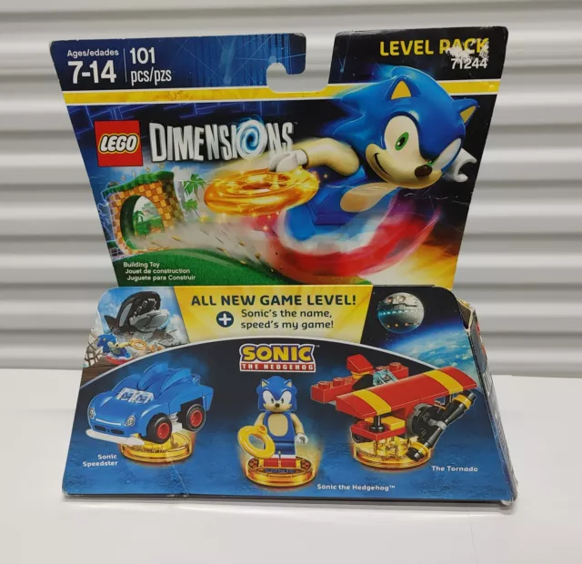 Lego® Dimensions 71244 Sonic Hedgehogs Speedster Car Tornado Plane Level  Pack👾