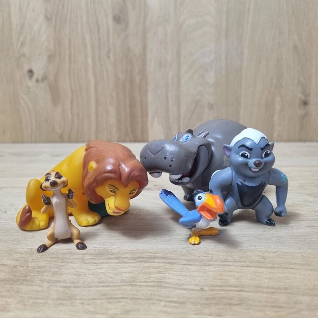 DISNEY LION KING Pride PVC Figurines Simba, Bunga, Beshte, Zazu, Timon