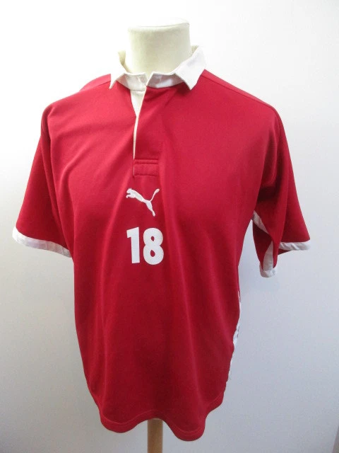 Maillot Football Vintage Erima Bleu, Taille L - Années 90