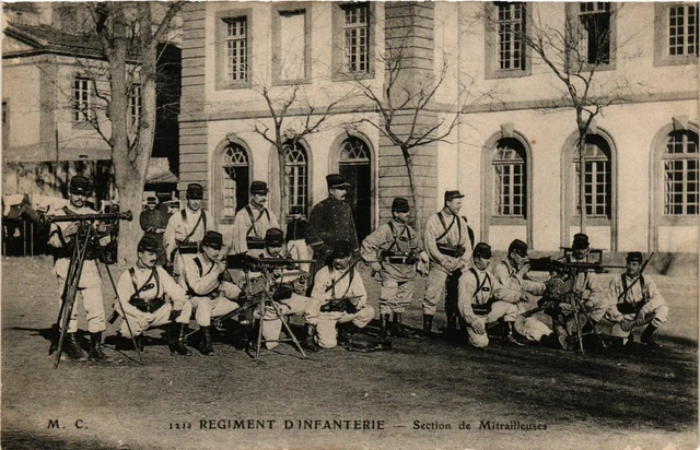 CPA AK Militaire Regiment d'Infanterie - Section de Mitrailleuses (362541)