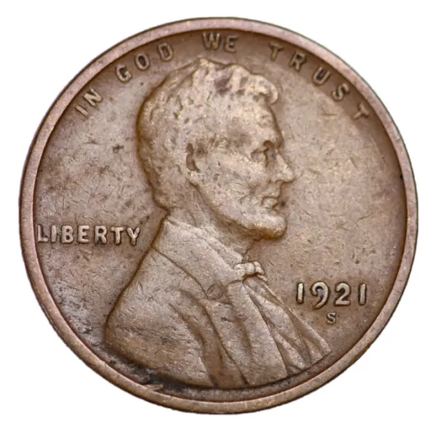 1921-S Lincoln Wheat Cent “Best Value on eBay “ Free Shipping 1921S