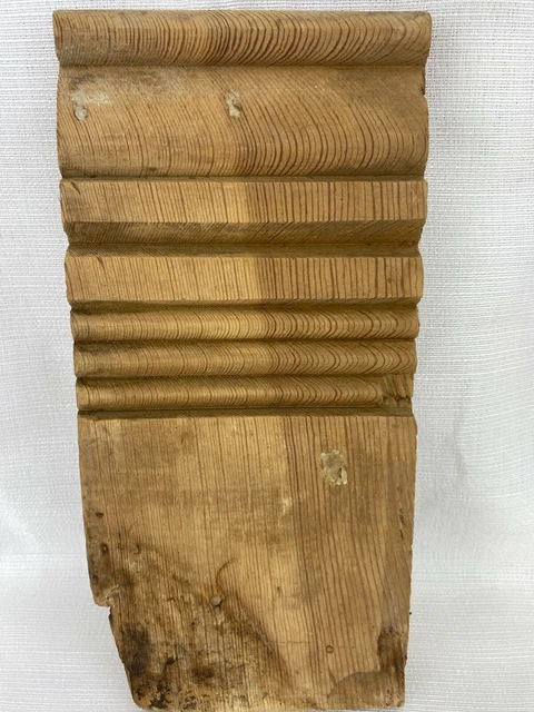 Antique Plinth Blocks Door Trim Molding Block Architectural Salvage Vintage #4 2