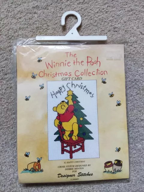 The Winnie the Pooh Collection - X1 Happy Christmas - Counted Cross Stitch Kit