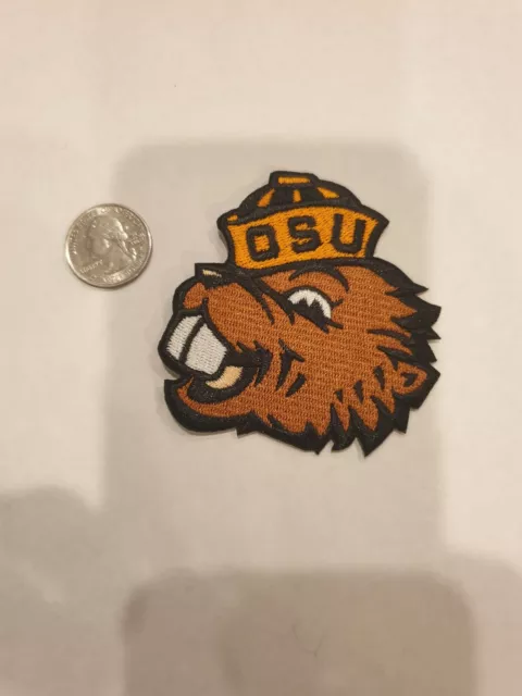 OSU Oregon State Beavers  iron on embroidered patch 3"x 3”