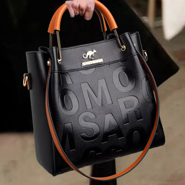 Women Fashion Handbags Wallet Tote Shoulder Bag PU Leather Top Handle Satchel