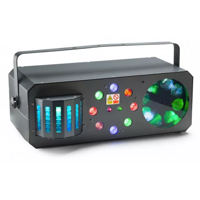 Stagg - Boîte multi-effets avec lasers rouges et verts, derby, colour wash et g