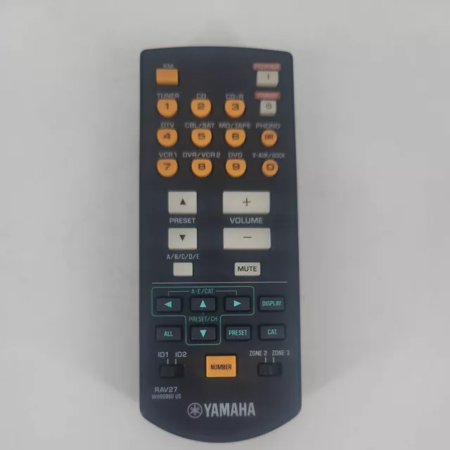 GENUINE Yamaha RAV27 WH60990 Original Remote