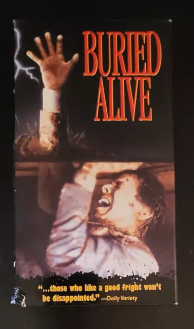 BURIED ALIVE VHS 1996 Goodtimes Release Horror Movie Film Good ...