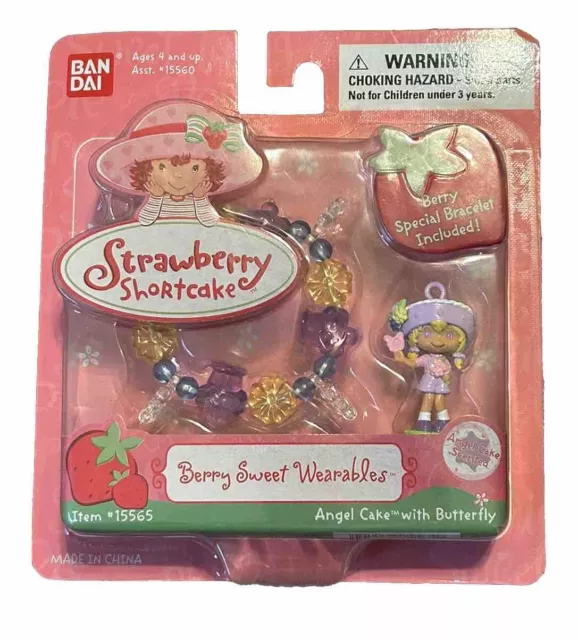 Ban Dai Strawberry Shortcake Berry Sweet Wearables Bracelet (Angel Cake)