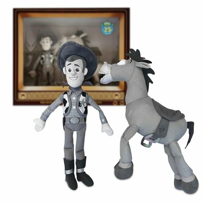 woody and bullseye plush set