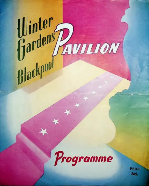 Aladdin 1957 Pantomime Programme Blackpool Winter Gardens Paige Heaton Croft