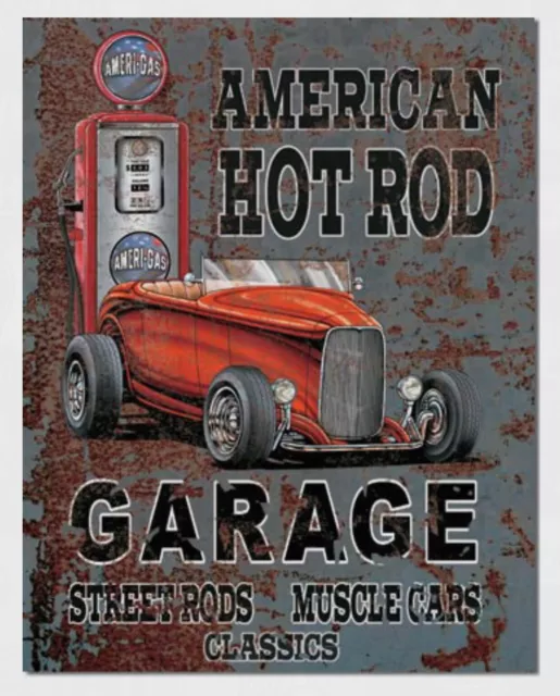 Legends Hot Rod Metal Tin Sign 32’ Ford Home Garage Bar Shop Wall Decor #1539