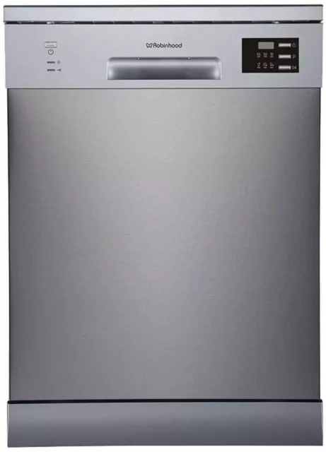 Robinhood 60cm Freestanding Dishwasher Stainless Steel DWM12P6FSS