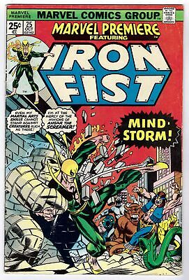 Marvel Premiere #25 Featuring Iron Fist (1975)- 1St John Byrne Art