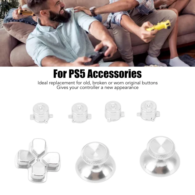 Pad Replacement Kits Concave And Convex Design Game Controller Buttons Repair