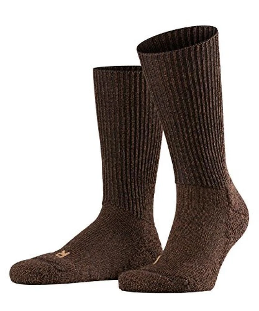 (TG. Taglia produttore: 37) FALKE - Run and Walkie, Calze, unisex, Marrone (dark