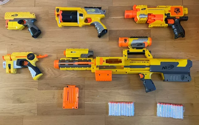 Fully Functional NERF N-Strike Barricade RV-10 Battery Powered Nerf Gun