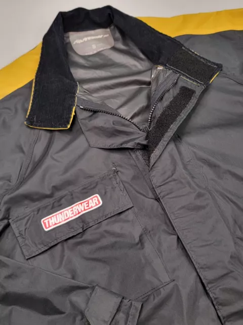 Vtg Slip Streams "Thunderwear" Size Small 1 Pc Rain Suit Motorcycle Racing Work